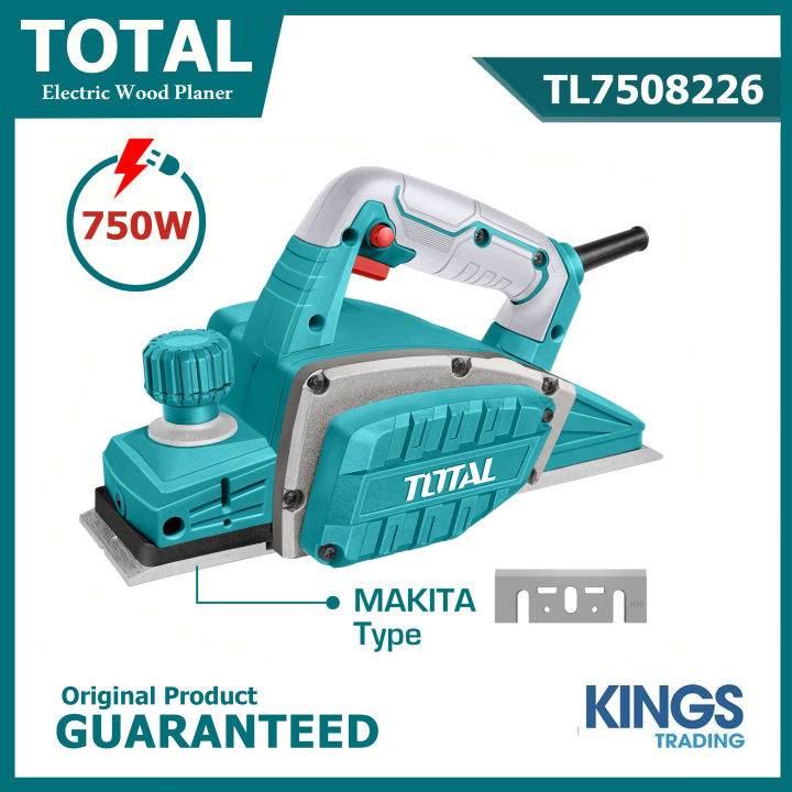 TOTAL Electric Wood Planer 750W Model Tl7508226