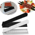 Barbecue Skewer Mold Single Row Kebab Maker BBQ Meat Skewer Machine Plastic BBQ Skewer Maker Kebab Preparation.