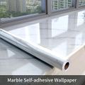 Marble PVC Waterproof Self-Adhesive Wallpaper for Furniture and Countertops. 