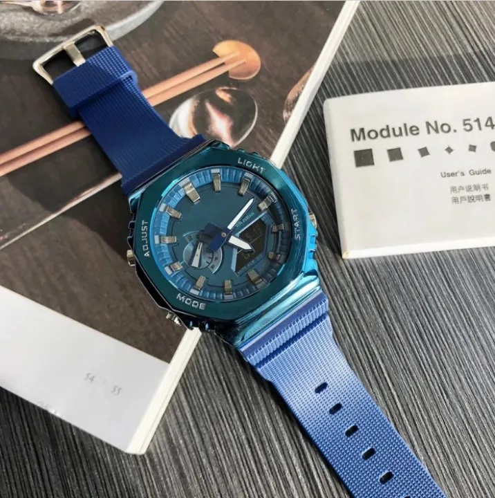 G-Shock%20GM-2100%20AAA%20Grade%20Blue%20Dial%20Men's%20Watch%20%E2%80%93%20Royal%20Blue%20-%20Image%203