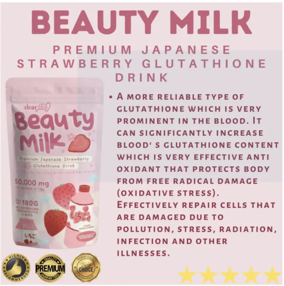 can glutathione help pcos Dear Face Beauty Milk