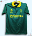 South Africa World Cup Jersey - Short Sleeve Collar Jersey - Cricket Jersey. 