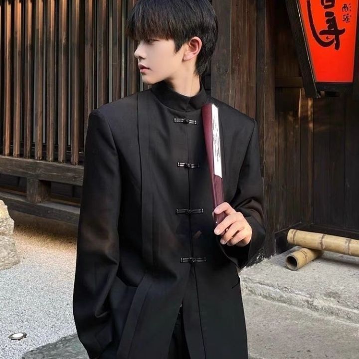 dkUniform%20Set%20Zhongshan%20Suit%20Men's%20High%20School%20Uniform%20Japanese%20StylejkSuit%20Men's%20Jacket%20College%20Style%20Suit%20Men's%20Class%20Uniform%20Set%20-%20Image%203