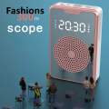 Fashions High Quality Portable Wireless Bluetooth Voice Amplifier Microphone Teaching Megaphone Little Bee Loudspeaker for Teacher Outdoor Tour Guide. 