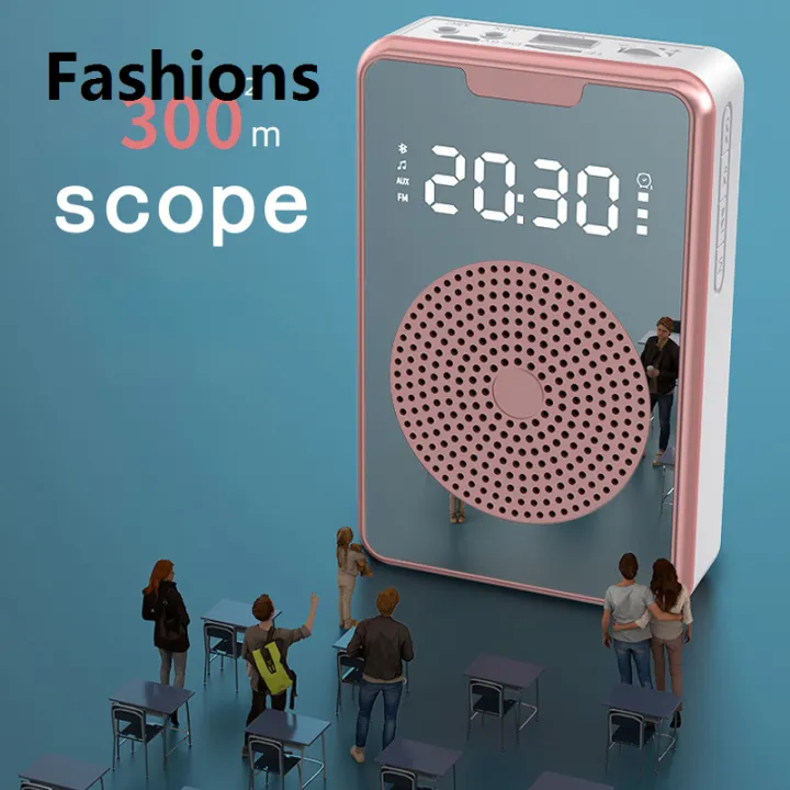 Fashions%20High%20Quality%20Portable%20Wireless%20Bluetooth%20Voice%20Amplifier%20Microphone%20Teaching%20Megaphone%20Little%20Bee%20Loudspeaker%20for%20Teacher%20Outdoor%20Tour%20Guide%20-%20Image%203