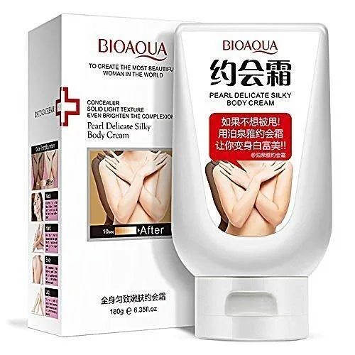 BIOAQUA%20Pearl%20Delicate%20Silky%20Body%20Cream%20Feet%20Women%20Skin%20Care%20-%20180g%20-%20Image%205