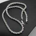 Men Stainless Steel New Round Rofe Chain Necklace. 