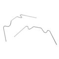 Greenhouse Glazing Clips, Stainless Steel W Type Clips Leaf Spring Clips 200PCS. 