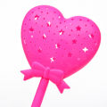 【Yurui】Heart Five-pointed Design Flashing Fairy Wand Magic Stick Toy. 