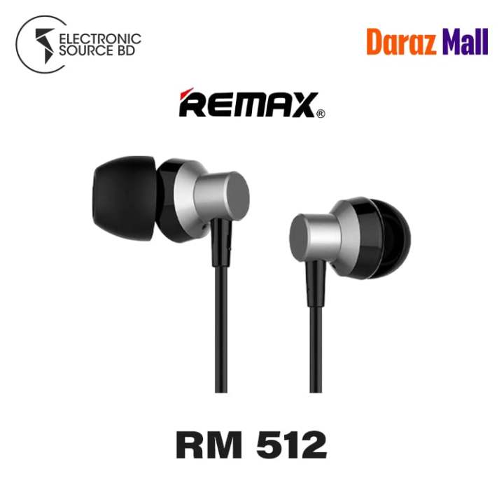 REMAX RM-512 3.5 MM Wired Music Earphone