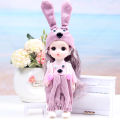 8 points multi-joint replaceable Molly Girls Doll Set 17cm Constant Tide Confused Barbie Doll Toy.