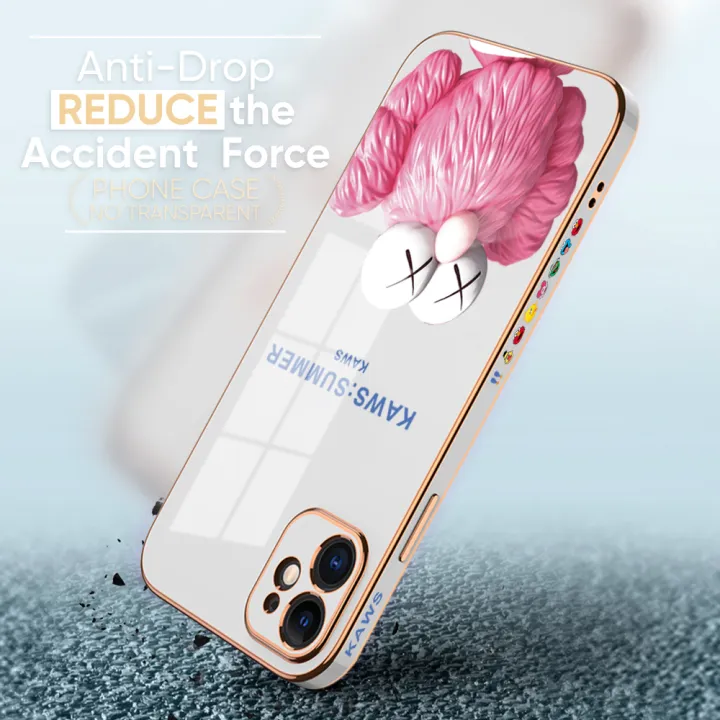 Hontinga%20for%20Huawei%20Nova%207I%20Case%20Luxury%206D%20Plating%20Pink%20Doll%20Side%20Pattern%20Soft%20Back%20Cover%20Silicone%20Square%20Phone%20Cases%20-%20Image%209