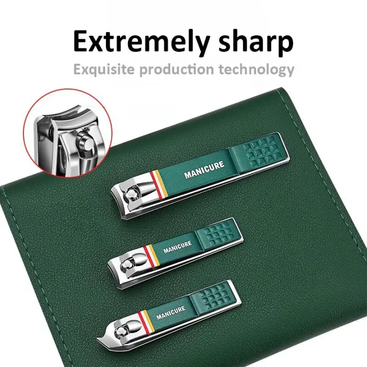 12-16pcs%20Nail%20Cutter%20Set%20Stainless%20Steel%20Nail%20Clippers%20Set%20With%20Folding%20Bag%20Manicure%20Scissors%20Makeup%20Beauty%20Tool%20-%20Image%204