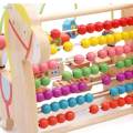 Wooden Bead Maze Toys for Toddlers Early Educational Toys Bead Maze Activity Colorful Abacus for. 