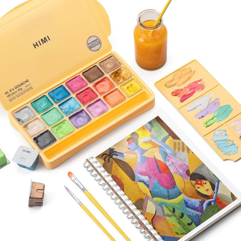 MIYA%20Himi%20Metallic%20Gouache%20Paint%20Set%2018%20Colors%20X%2030ml%20-%20Image%202