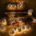 20 LEDs Metal Ball Lights LED, Christmas Party Fairy Lights.