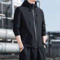 Spring and Autumn Jacket Men's Jacket 2023 Autumn New Hooded Casual Korean Style Fashion Top Clothes. 