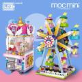 LOZ Mini Blocks Amusement Park Brick Building Blocks Toys for Kids Assembly DIY Children Street City View Educational 3d Model. 