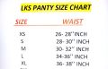 6pcs womens multicolor cotton panty.