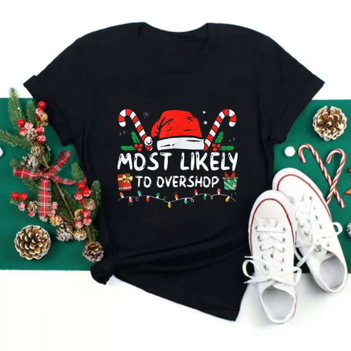 2024%20Christmas%20T-shirts%20Funny%20Most%20Likely%20To%20Forget%20The%20Hidden%20Presents%20Christmas%20Matching%20Crew%20T-Shirt%20Ladies%20Tee%20Female%20Shirts%20-%20Image%205