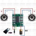PAM8403 5V 2 Channel Stereo Mini Class D 3W+3W Audio Amplifier Board. 
