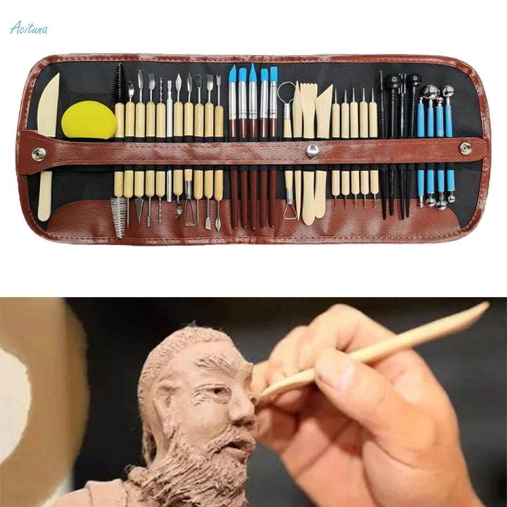 36Pcs Polymer Clay Tools Embossing Shaping DIY Ceramics Clay Sculpting Tools