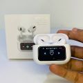 LED Touch Screen Airpods Pro (2nd generation) Dubble Dark Noise Reduction Bluetooth Headset ( White ).