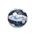 Football Size 5 - White and Blue. 