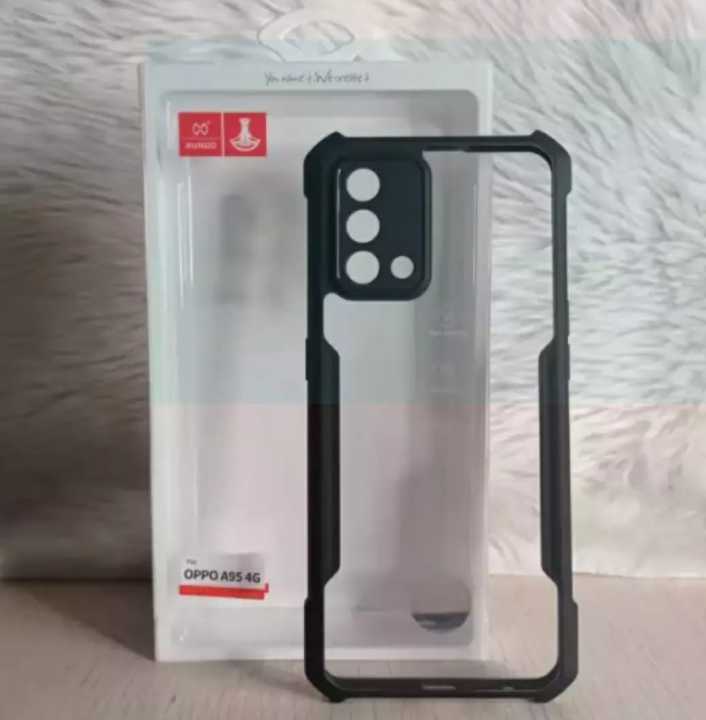 For OPPO A95 Shockproof Bumper Transparent Phone Case For oppo a95 Back Cover - Phone Back Cover - মোবাইল ফোন - Phone Case