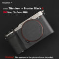 A7CR Camera Decal Skin for Sony Alpha 7CR Camera Decal Stickers ILCE-7CR Protector Cover Film A7 CR Camera Warp Cover Case. 