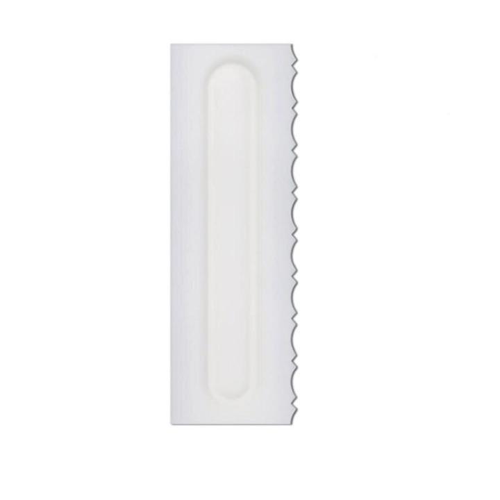 Bakery DIY Cake Plastic Sawtooth Cream Scraper Pastry Decorative Scraper Kitchen Baking Texture Comb Making Spatula Tool