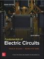 Fundamentals of electric circuits book by  charles k . Alexander sixth Edition. 