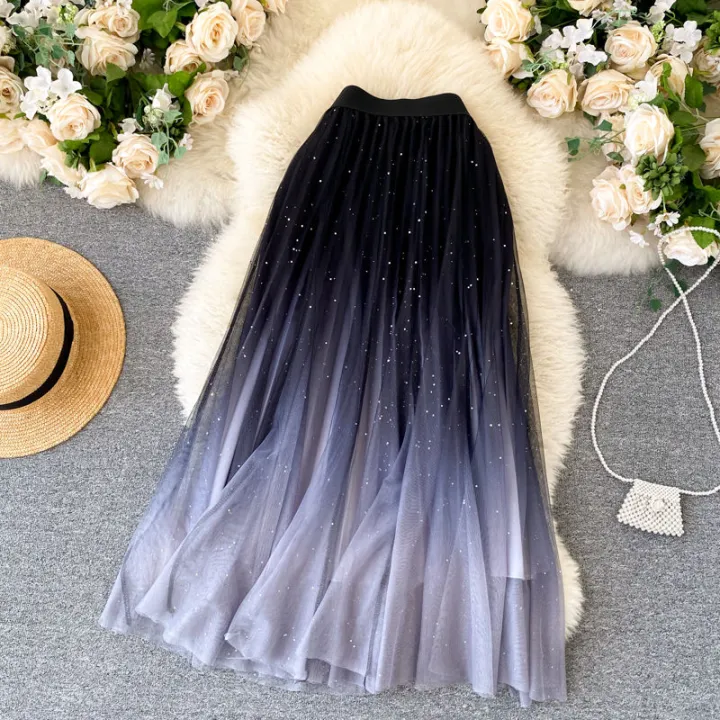 2022%20Summer%20Tulle%20Skirt%20Star%20Sequin%20skirt%20High%20Waist%20long%20Skirt%20Blue%20Evening%20Party%20Skirt%20Women%20falda%20sparkling%20skirt%20-%20Image%206