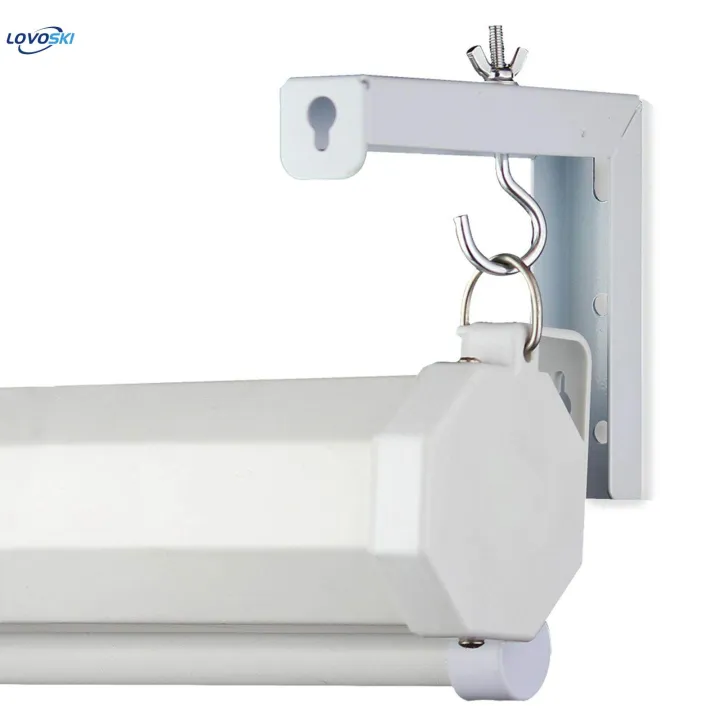 2x%20Curtain%20Wall%20Mount%20Bracket%20with%20Removable%20Hook%20Stand%20for%20Screen%20-%20Image%204