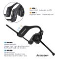 Open-Ear Headsets with Noise Canceling Boom Microphone Lightweight Bluetooth Wireless Headphones for Trucker Office Call Center.