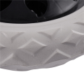 OUMERY 6X Black White Plastic Core Foam Cartwheel Casters. 
