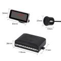 1set Car LCD Display Buzzer Radar Alarm Front And Rear 8 Sensors Automobile Anti-collision System Accessories. 