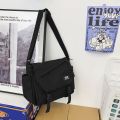 Japanese Simple Messenger Bags Korean Men Bag Younth Student Nylon Waterproof Canvas Bag Light Crossbody Bags for Women Satchels. 