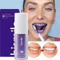 Hismile V34 Purple Color Corrector Teeth Toothpaste Effective Whitening Teeth Mousse Oral Cleaning Whitening Toothpaste Product. 
