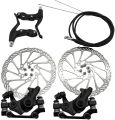 2pcs Bike Disc Brake Front Rear Disc,160 mm Rotor Brake Kit,12 Screws,2 Brake Handle,Cable Kit,for Mountain Road Bike Riding Bicycle Parts - সাইকেল - সাইকেল.