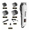 Kemei KM-809A Digital Electric Rechargeable Professional Hair Clipper Trimmer. 