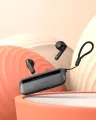 BlitzWolf BW-FPE1 TWS bluetooth Earphone 1.7CM Ultra Thin Portable Earbuds 13mm Large Driver HiFi Stereo ENC Dual Mic Half in Ear Headphone - Black. 