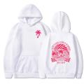 Everything Comes in Waves Graphic Sweatshirts Hoodies Women Surfer Lover Gift Pink Palm Puff Cartoon Classic Street Style Hoodie.