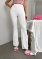 White Ledis Pants For Woman Girl Linen Soft & Stretchable by gulshan block New Designed Hit Readymade Western Ledis Pant. 