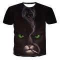 2022 Hot new Men's t shirt 3D Printed Novelty Animal T shirt Funny Short Sleeve Summer Tops Tshirt Male Asian size XXS-6XL.