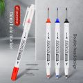 20mm Long Nib Markers Waterproof Bathroom Woodworking Construction Marker Double Headed Deep Hole Marker Pen Quick Drying Metal Perforating Pen Writing Tools. 
