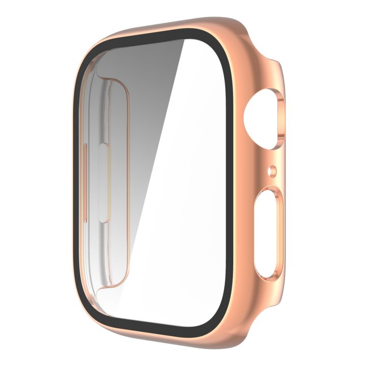 (New)%20Tempered%20Glass%20Film%20Plating%20PC%20Watch%20Case%20For%20Apple%20Watch%20Series%209%20/%208%20&%207%2041mm%20-%20Image%207