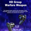 Timack® X15 Gaming Earbuds Wireless Earphone Bluetooth 5.0 Low Latency Stereo Bass Handsfree, Touch Control Noise Cancelling Wireless Headphone with Microphone.