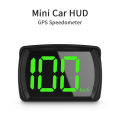 Universal Car HUD Y03 Head Up Display Speedometer KMH 2.8 Inch Big Font Digital Speed Meter Gauge Automotive Accessories. 
