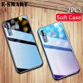 2PCS for Tecno Spark 7 Pro Back Cover Soft Transparent Full Protection clear Phone Case Tecno Spark7 Pro cases For girls and Boys. 